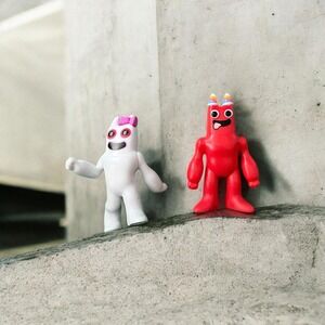 Garten of Banban Banban and Banbaleena 3-inch Action Figure Set Red White Vinyl